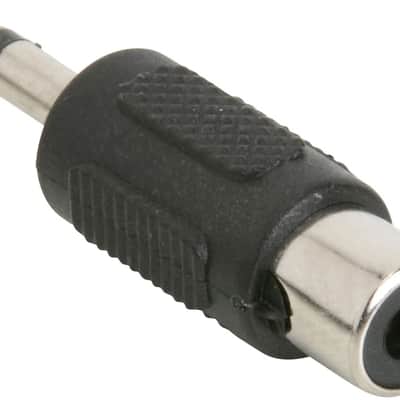 Dayton Audio - RCA Jack To 3.5mm Mono Plug Adapter - Black image 1