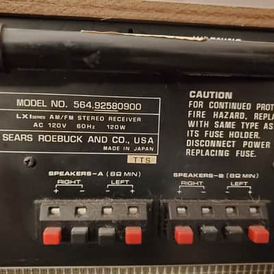 Vintage Sanyo LXI #564.92580900 Stereo AM-FM 100 Watt Receiver 1980s image 11
