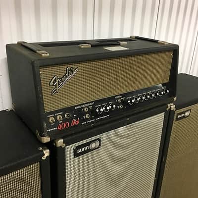 Fender 400-ps c 1969 original vintage USA 500 watt all tube monster bass guitar amplifier image 4
