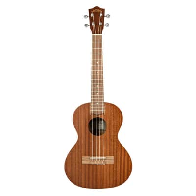 Lanikai 4-String Mahogany Tenor Ukulele with D’Addario EJ88 Strings, Satin Finish, and 37.4mm NuBone XB Nut and Saddle (Natural) image 1