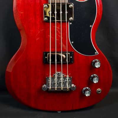 Gibson BASG00HCCH1 SG Standard Bass, Heritage Cherry, W/HSC image 1