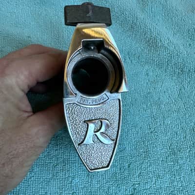 Rogers Tom Drum Mount or Spur bracket - Big R Memriloc XP8 - 1” Lot #4 70s - Chrome image 1