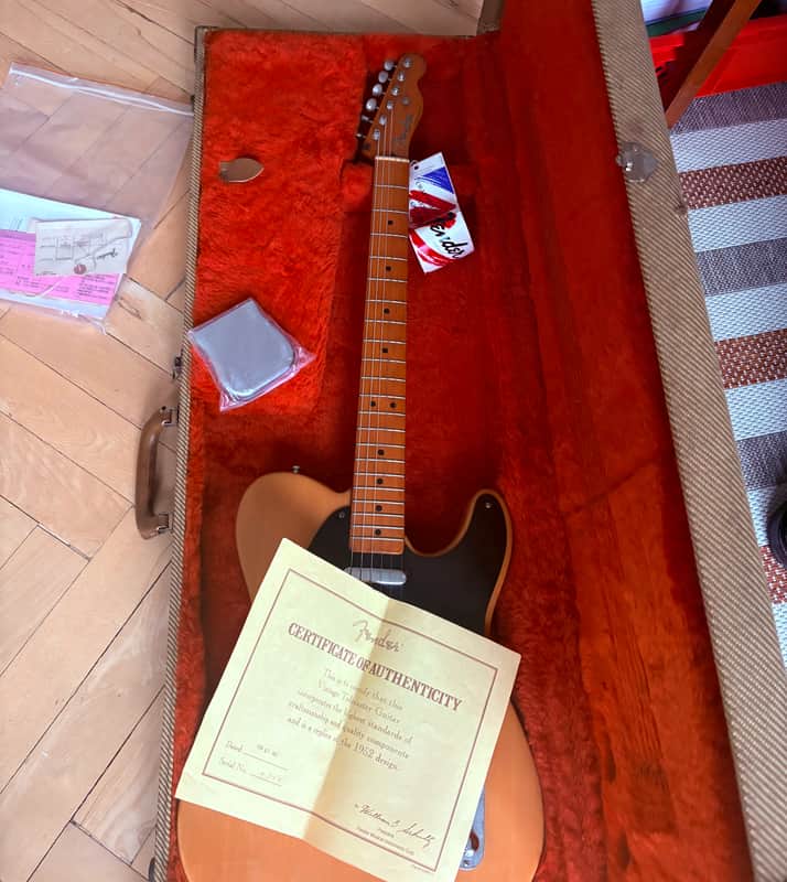 Fender American Vintage '52 Telecaster (1991) – Japanese Tahara Distribution | Full Case Candy & Extra Parts Included image 1