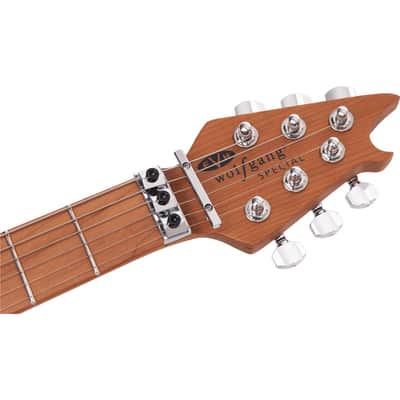 EVH Wolfgang Special QM Electric Guitar, Baked Maple Fingerboard, Charcoal Burst image 17