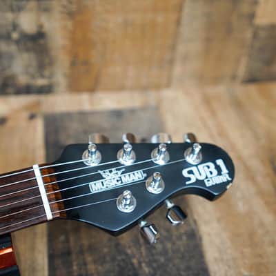 Ernie Ball Music Man Sub 1 Guitar USA 2004 Textured Graphite H Tremolo Seymour Duncan Triple Shot image 4
