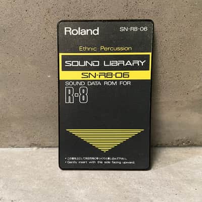 Roland SN-R8-06 Ethnic Percussion 1990s - Black