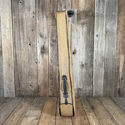 Unbranded Trap door parlor guitar case 1900s 1910s 1920s - Tan image 2