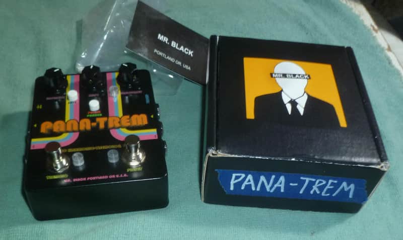 Mr. Black Pana-Trem Stereo Harmonic Tremolo & Panner w Tap Tempo Input image 1