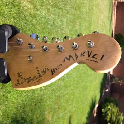 Bender / Brian Eastwood Distortacaster  Bubblegum Pink/Blue Electric Guitar image 7