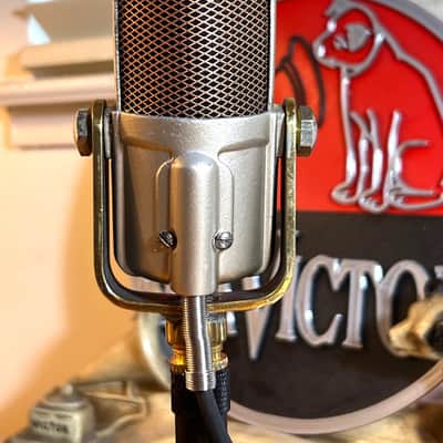 Vintage 1950's Geloso 416 Ribbon Microphone, rebuilt & works great w/desk stand image 7
