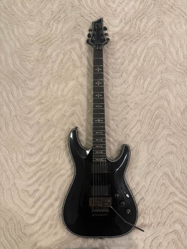 Schecter Hellraiser C-1 FR 2006 - Present - Gloss Black image 1