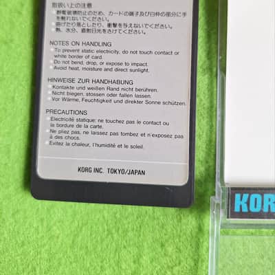 Korg DDC-C06 Reverse 1 Card for DDD-1 DDD-5 image 2