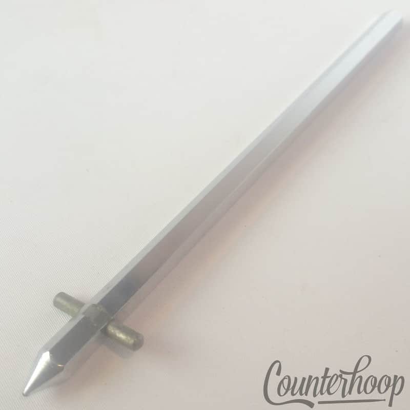 *Rogers Hex Spur Bass Drum Leg Chrome Holiday Cleveland Spike Short Vintage 60s* image 1