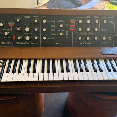Moog Minimoog Model D 44-Key Monophonic Synthesizer 1971 - 1982 - Black / Wood image 5
