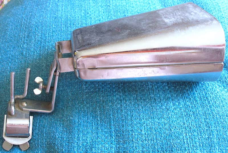 Cowbell & Mount Bracket - Vintage image 1
