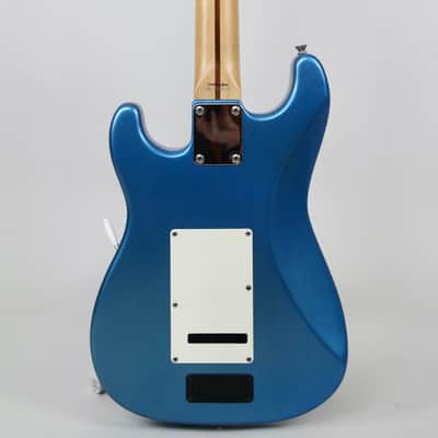 Fender Japan ST-CHAMP10 1997-1999 MIJ Lake Placid Blue (LPB)  Built-In Amp Mustang-Scale Mini Strat w/ Original Bag & Arm image 15