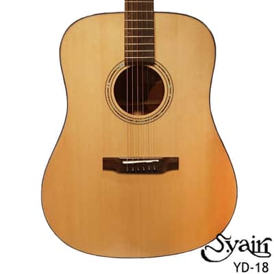 S.Yairi YD-18 Full Solid wood Sitka Spruce & Africa Mahogany Dreadnought acoustic guitar High-quality image 2