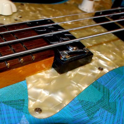 Egmond BEG 2-V 1967 Blue Vinyl.  Retro Cool Bass. A true vintage piece. RARE. image 7