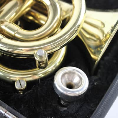 Rare Jupiter Pocket Trumpet in Branded Hardcase c1980s/90s - Working well with dented Bell - Bargain offer ! image 7