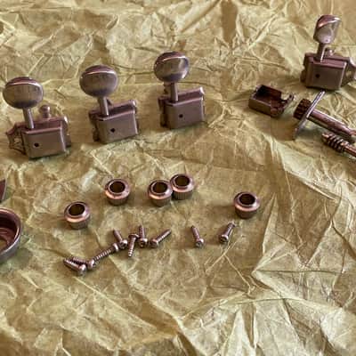 vintage FENDER 1980's parts tuners jack cup bushings screws for telecaster strat stratocaster image 1