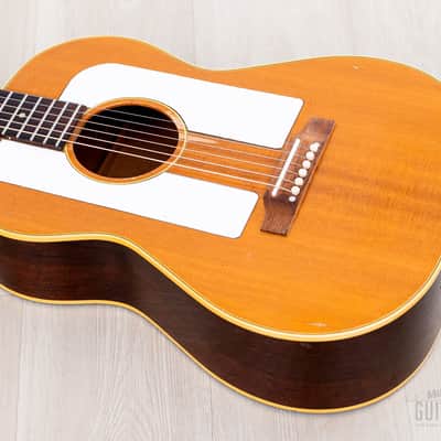 1964 Gibson F-25 Folksinger Vintage X-Braced Acoustic Guitar Natural, Crack-Free w/ Case image 10