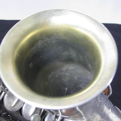 Conn Alto Sax, Vintage, Silverplate ?? 1924/25 ?? Silver image 10