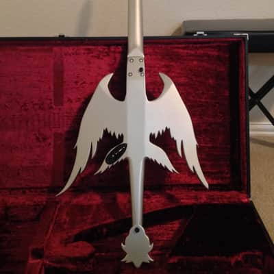 ESP 20th Anniversary Alfee Takamizawa Custom Angel Sword Guitar 1993 Grey image 6