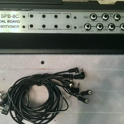Furman Pedalboard With Power Supply SPB-8C Includes Cords and Hard Case Rolling Top Black image 2