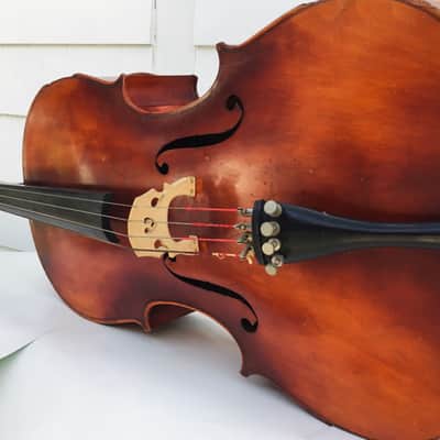 Cello 3/4 1940s Stradivarius Cremonenfis faciebat anno 1721 Made in Germany   1040s image 3