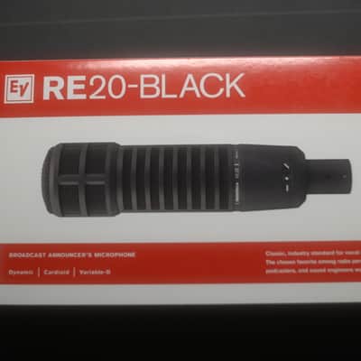 Electro-Voice RE20 Cardioid Dynamic Microphone 2021 - Present - Black