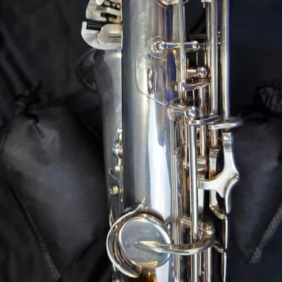NO TARIFFS - Yamaha YAS-62S Silver Alto Saxophone Purple Logo image 14