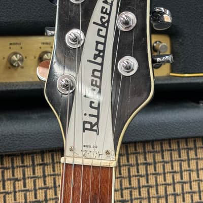 Rickenbacker 360 Bound Headstock Stereo 1971 Black Jetglo image 8