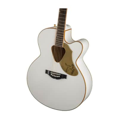 Gretsch Guitars G5022C Rancher Falcon Cutaway Acoustic-Electric Guitar White image 4