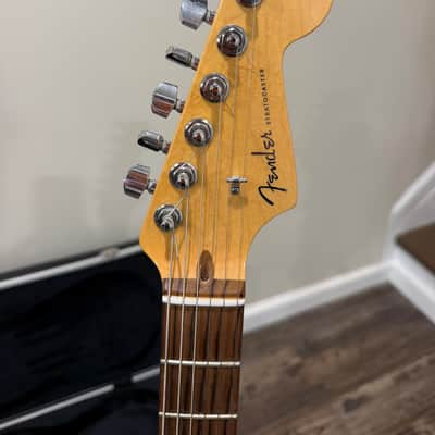 2011 Fender American Deluxe Stratocaster – 3-Color Sunburst – Rosewood – N3 Noiseless – USA + Hardshell Case image 3