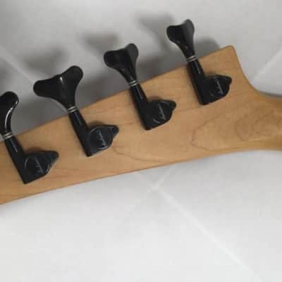 Charvel 1B Vintage Bass 1980s Black MiJ Guitar w/ Hard case image 8