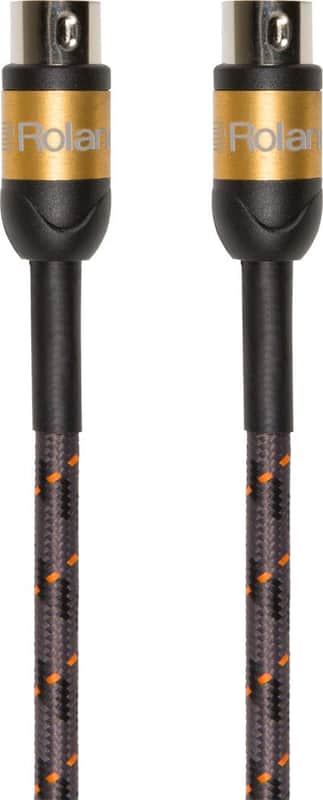 Roland Gold Series MIDI Cable, Straight Connectors, 10-Feet image 1