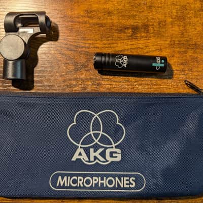 AKG C430 Small Diaphragm Cardioid Miniature Condenser Microphone 2010s - Black image 1