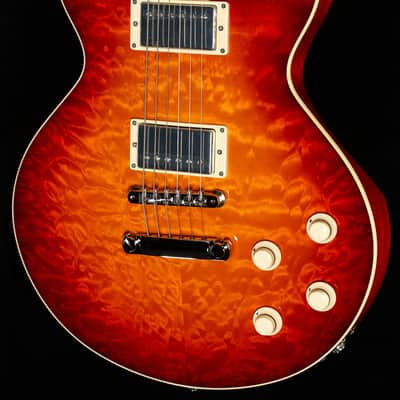 Collings City Limits Deluxe Dark Cherry Sunburst Premium Quilt Top (625) image 1