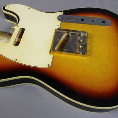MJT Official Custom Order Vintage Aged Nitro Double Bound Guitar Body by Mark Jenny VTT Sunburst image 1