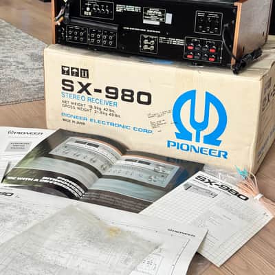 STORE DISPLAY Vintage Pioneer SX-980 Stereo Receiver ~MINT~ ORIG BOX + FREE SHIPPING ~LOOK~ image 12