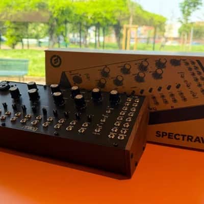 Moog Spectravox Semi-Modular Analog Spectral Processor 2024 - Present Black with Wood Sides image 1