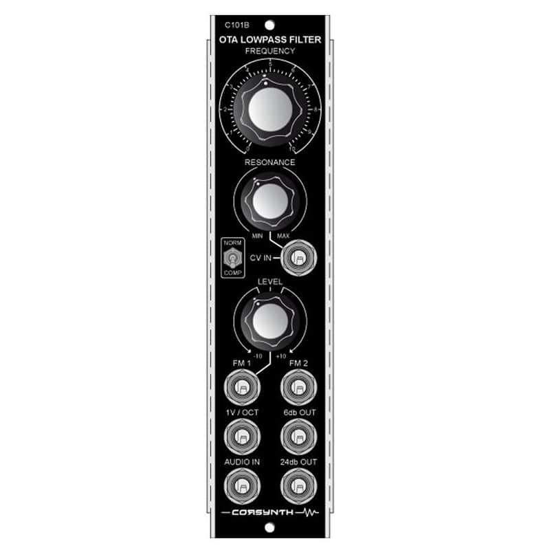 Corsynth - C101B: OTA Lowpass filter (5U/MU) image 1