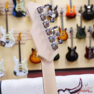 James Tyler USA Studio Elite HD HSS Slanted Rear Rout Brazilian Rosewood Fingerboard Midboost Preamp Burning Water 2K image 10