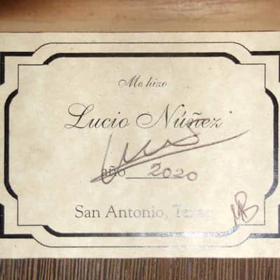 LUCIO NÚÑEZ Sophia 13-String Classical Harp Guitar, Spruce/Ziricote, w/Custom Case, Extremely Rare!! image 18
