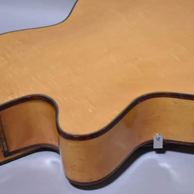 1950s Harmony H62 Meteor Archtop Electric Natural w/Bag image 13