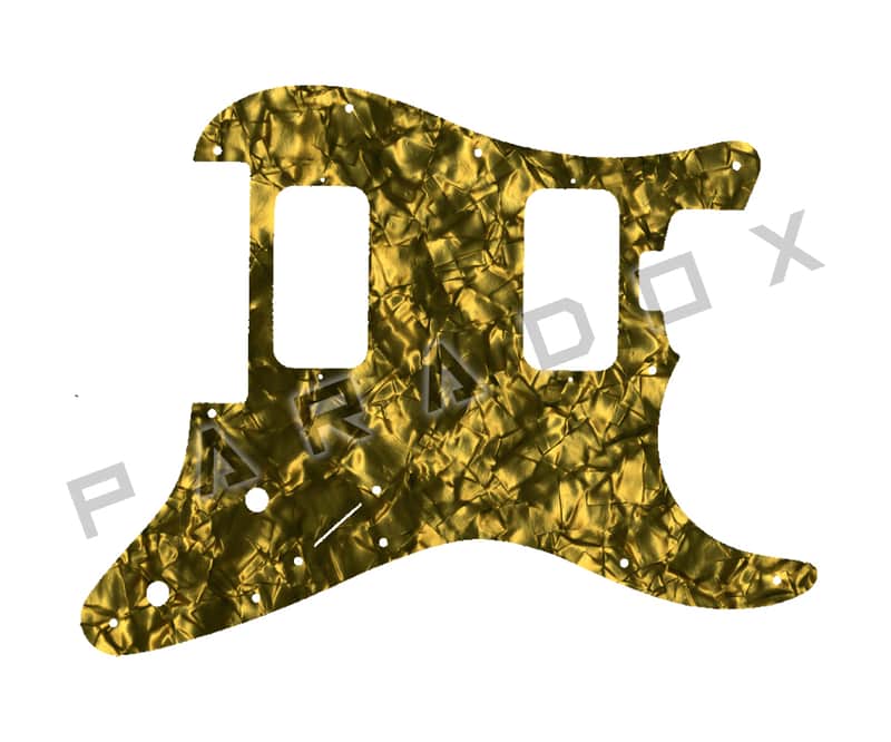 Custom Pickguard For 2018 - 2024 Charvel San Dimas So-Cal Custom Shop H-H - Gold Pearl/Black/White/Black .090" image 1