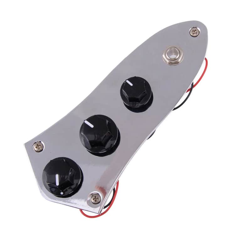 New Pre-wired Control Plate Fully Loaded Wiring Harness for 4 String JB Guitar Bass image 1