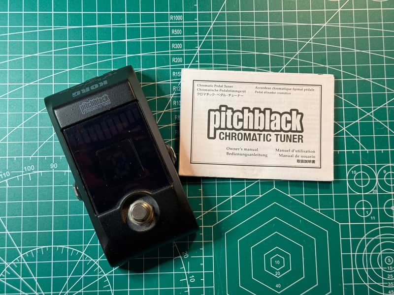 FOR SALE: Korg Pitchblack Chromatic Guitar/Bass Tuning Pedal 2010s - Black image 1