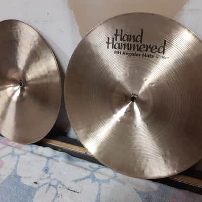 Sabian 14" HH Hand Hammered Regular Hi-Hat Cymbals (Pair) 1992 - 1998 - Natural image 14