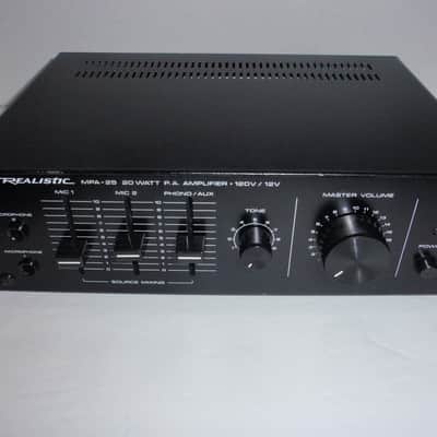 Realistic MPA-25 20 Watt PA Amp - 120V & 12V image 1